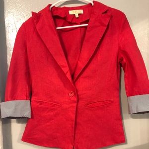 Red blazer